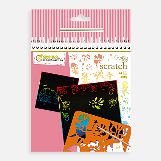 AVENUE MANDARINE Graffy Scratch Fairies
