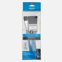 PEBEO Artist Synthetic Squirrel Watercolor Brush Flat & Spalter Set x 2