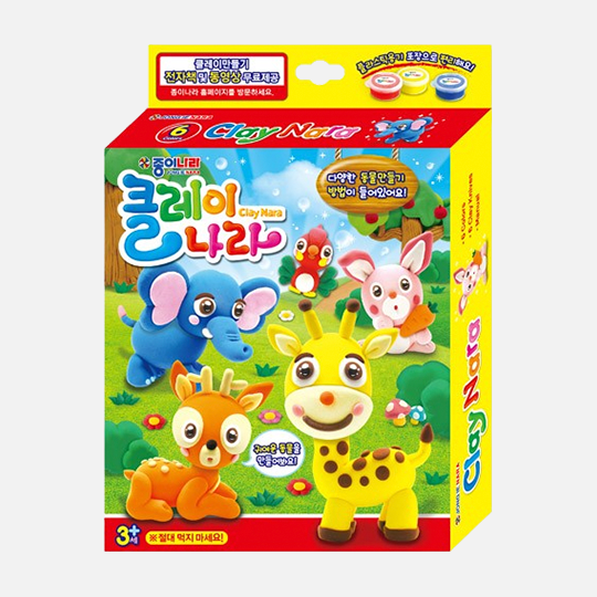 JONGIE Nara Air Dry Clay Animal Kingdom Set x 6