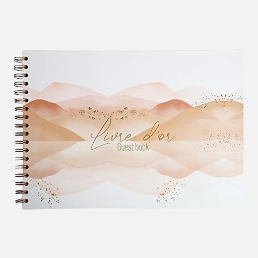 CLAIREFONTAINE Evanescence Wirebound Guest Book 180gsm x 40