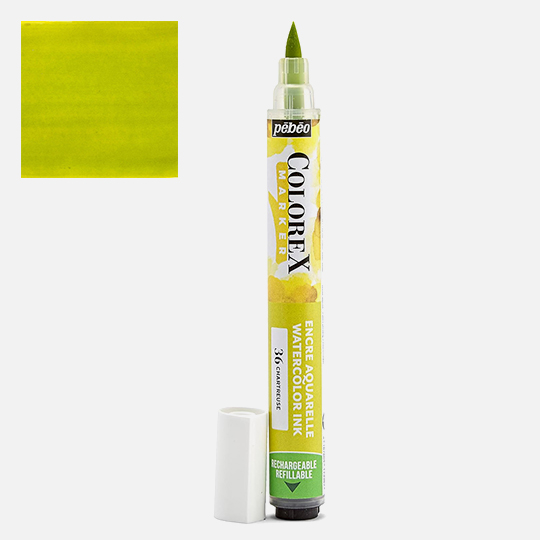 PEBEO Colorex Watercolor Brush Marker 1mm Chartreuse