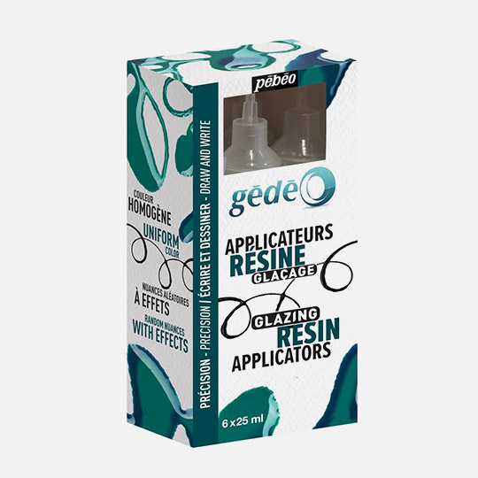 PEBEO Gedeo Glazing Resin Applicator Set x 6