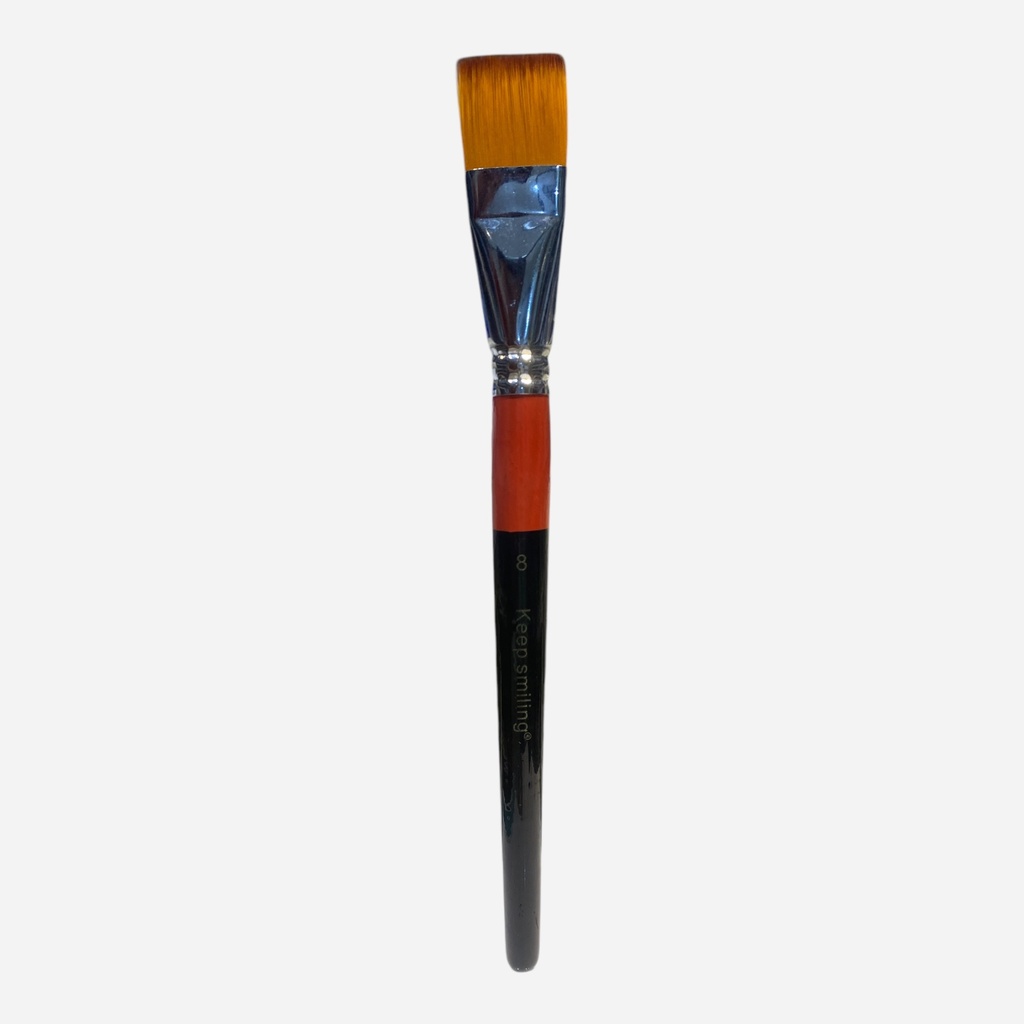OVJ Golden Taklon Flat Brush 1”