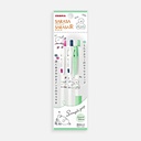 ZEBRA Limited Edition Simple Pop Sarasa R 0.4mm Yuru Animal Set x 3