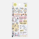 MIDORI Sticker 2644 Two Sheets Cute Motif
