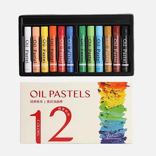 OVJ Soft Oil Pastel Set x 12