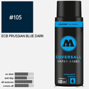 MOLOTOW Coversall Water-Based Spray Paint 400ml ECB Prussian Blue Dark