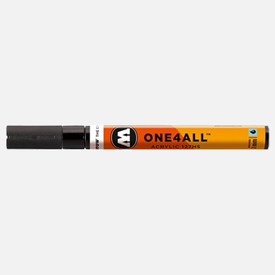 MOLOTOW One4All Glossy Acrylic Marker 2mm 252 Signal Black