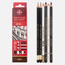 KOH-I-NOOR Toison D'or Gioconda Soft Pastel Pencil Drawing Art Set x 6