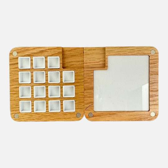 OVJ Bamboo Folding Palette 15-Pan