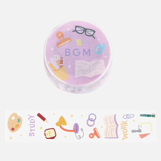 BGM Washi Tape 30mm Today Notebook