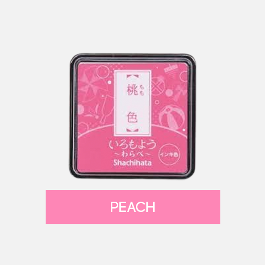 SHACHIHATA Iromoyou Mini Ink Pad Peach