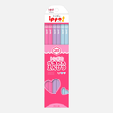 TOMBOW Ippo Kaki-Kata Plain Pink Graphite Pencil 2B x 12