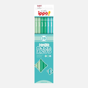 TOMBOW Ippo Kaki-Kata Pencil Plain Green Graphite Pencil 2B x 12