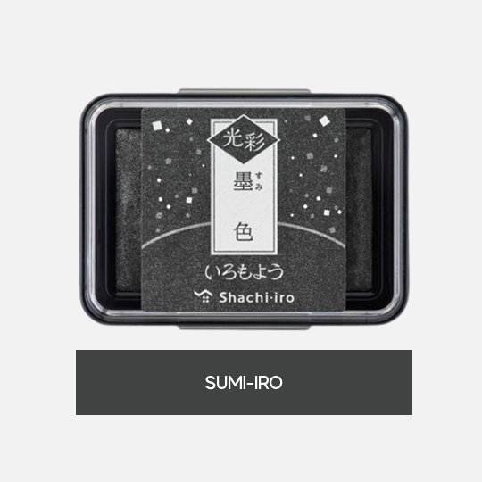 SHACHIHATA Iromoyou Ink Pad Sumi-Iro