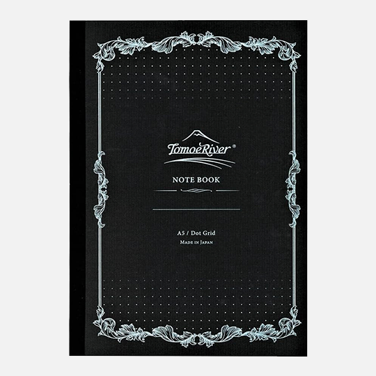 TOMOE RIVER White Paper Notebook 52gsm Dot A5 x 80