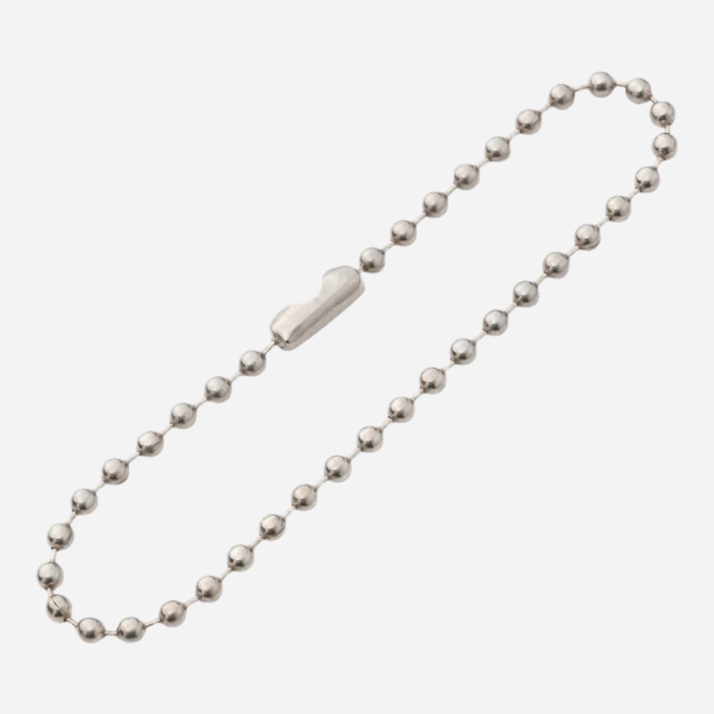 OVJ Metal Ball Chain 2.4cm 8cm x 100 Silver