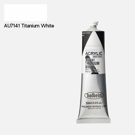 HOLBEIN Artist Heavy Body Acrylic 150ml Titanium White