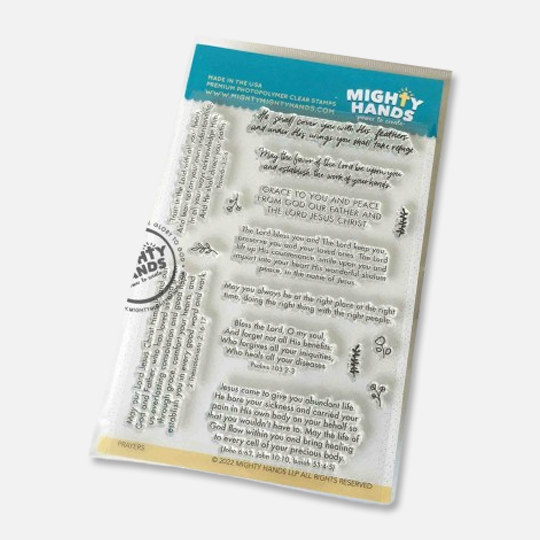 MIGHTY HANDS Clear Stamp 4” x 6” Prayers