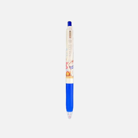 ZEBRA Sarasa Clip Winter Animals 0.5mm Blue