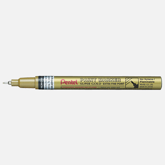PENTEL Paint Marker Extra Fine Point Gold