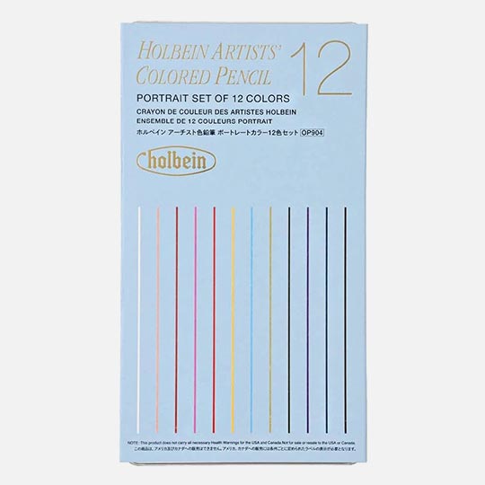 HOLBEIN Artist Color Pencil Portrait Set x 12