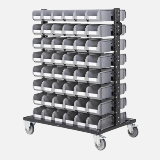 FAMI Modular Storage Bin Cart Trolley 1023mm x 613mm x 1430mm