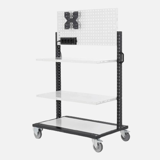 FAMI Modular Storage Bin Cart Trolley 1067mm x 668mm x 1677mm