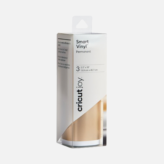 CRICUT Joy Smart Vinyl Permanent 5.5" x 48" Matt Metallic Sampler Elegance