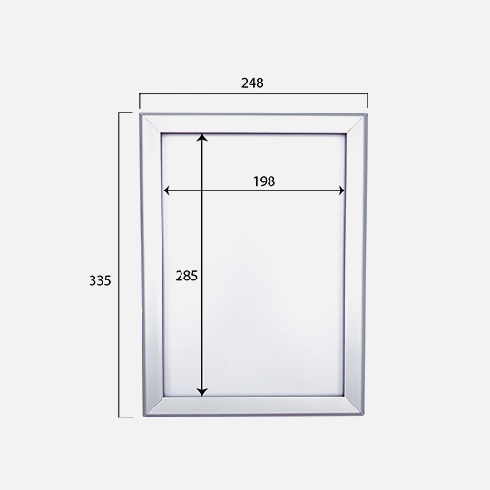 OVJ Classic Snap Frame A4 Silver