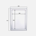 OVJ Classic Snap Frame A4 Silver
