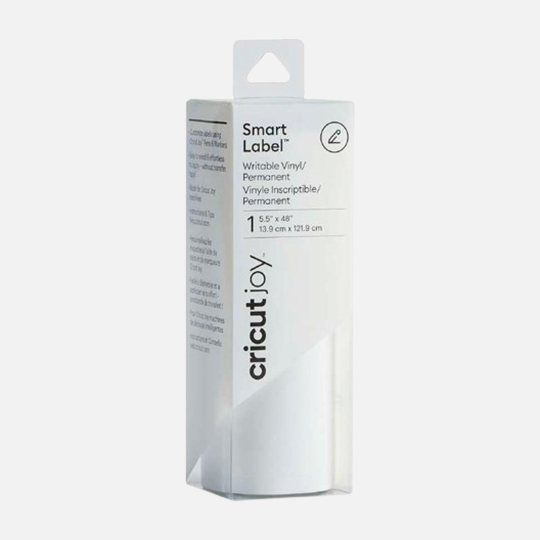 CRICUT Joy Smart Label Writable Vinyl 5.5" x 48" White