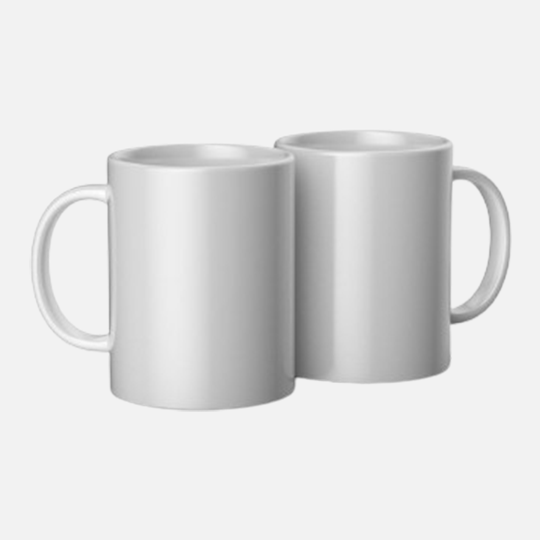 CRICUT Ceramic Mug White x 2