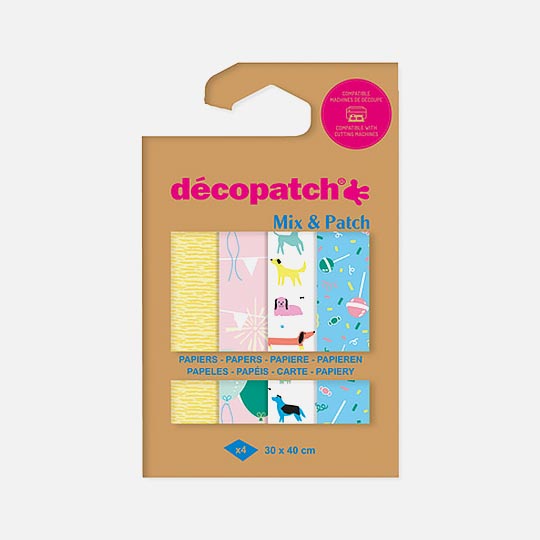 DECOPATCH Mix & Patch Children's Birthday x 4 Set
