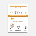 CLAIREFONTAINE Fontaine Extra White Watercolor Paper Pad Hot Press 300gsm A4 x 12