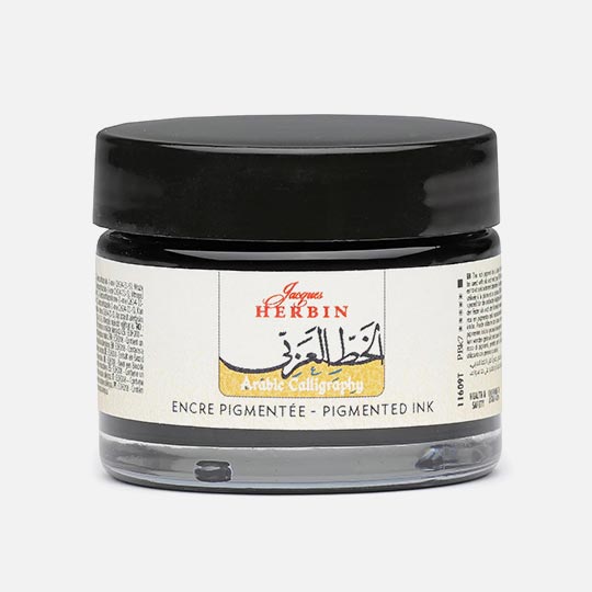JACQUES HERBIN Arabic Calligraphy Pigmented Ink 40ml Black