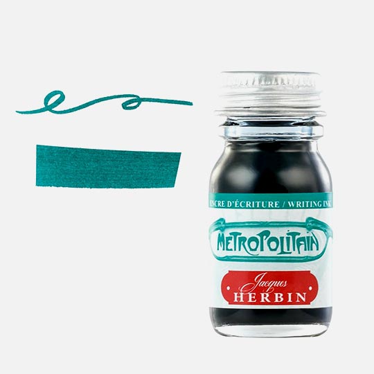 JACQUES HERBIN Metropolitan Paris Writing Ink 10ml Green