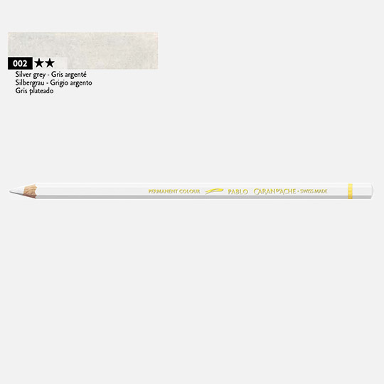 CARAN D'ACHE Pablo Color Pencil Silver Grey