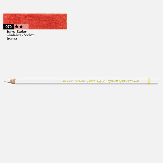 CARAN D'ACHE Pablo Color Pencil Scarlet