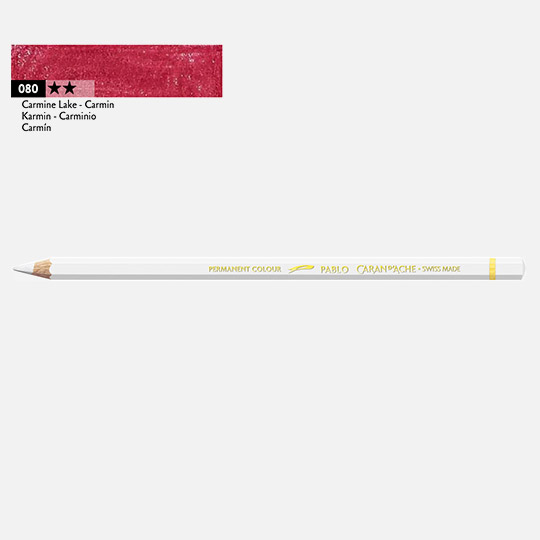 CARAN D'ACHE Pablo Color Pencil Carmine