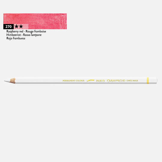 CARAN D'ACHE Pablo Color Pencil Raspberry Red