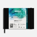 RHODIA Touch 100% Cotton Watercolor Paper Book 300gsm Hot Press Landscape A5 x 20