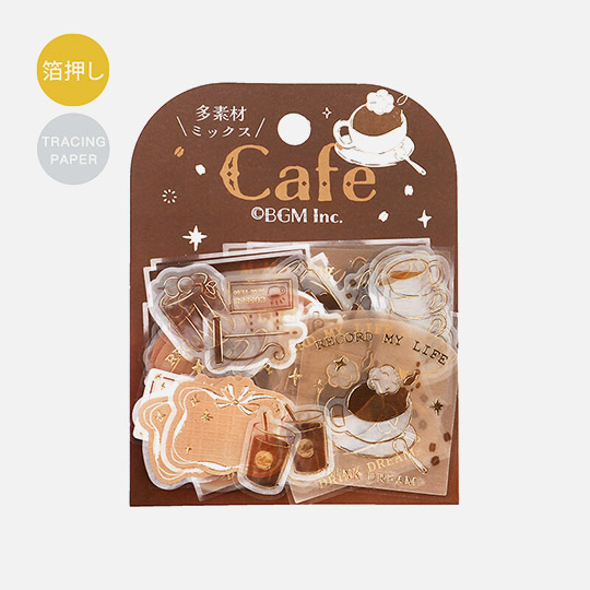 BGM Sticker Holiday Store Tour Cafe