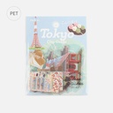 BGM The Clear Seal City Walk Deco Sticker Tokyo