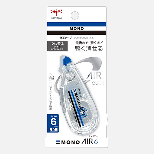 TOMBOW Mono Air Touch 6 Correction Tape 6mm x 10m