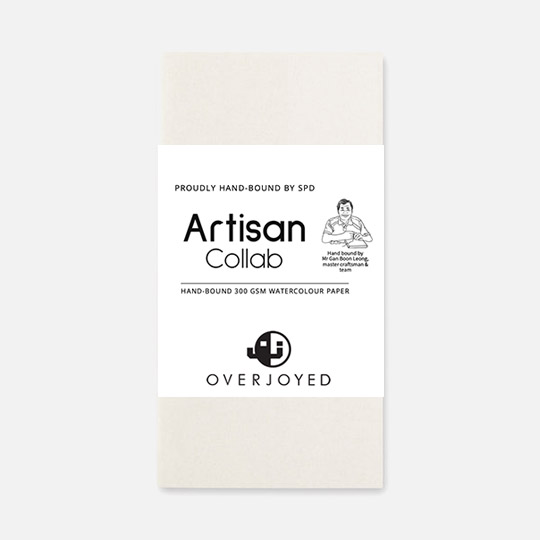 OVJ Yangtze 100% Cotton Watercolor Paper 300gsm Cold Press 11cm x 21cm x 12 By SPD