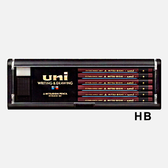 MITSUBISHI Uni Graphite Pencil HB x 12