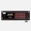 MITSUBISHI Uni Graphite Pencil 2B x 12