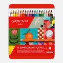 CARAN D'ACHE Supracolor Soft Watercolor Pencil Secrets Of Color Set x 18