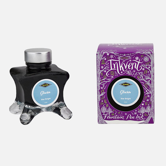 DIAMINE Inkvent Purple Star Bright Fountain Pen Ink 50ml Glacier